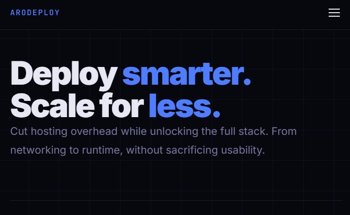 Arodeploy preview